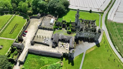 Ireland-Epic-Locations-drone-overview-of-Ducketts-Grove-Carlow-Ireland-on-a-summer-morning