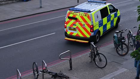 Police-add-more-to-drive-to-Central-London,-United-Kingdom