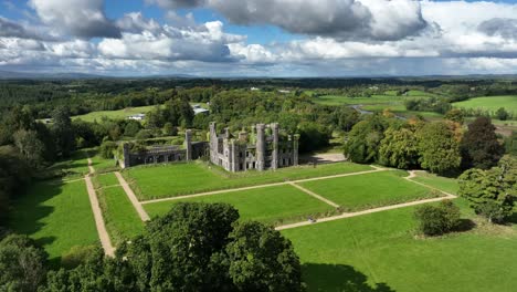 Castillo-De-Saunderson,-Condado-De-Cavan,-Irlanda,-Septiembre-De-2022