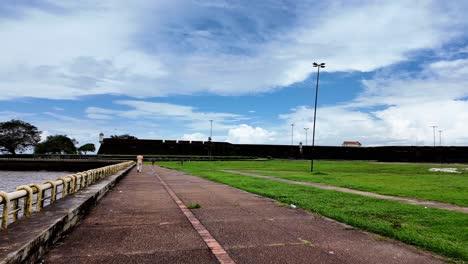 Stroll-along-Macapá's-waterfront-promenade