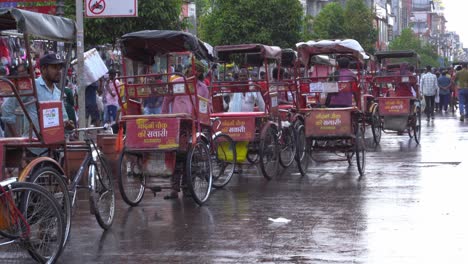 Rikschafahrer-Im-Alten-Delhi-Chandni-Chowk