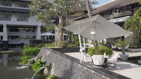 Intercontinental-Bali-Resort,-IHG-Hotel-In-Jimbaran,-Bali,-Indonesien-–-Weitwinkelaufnahme