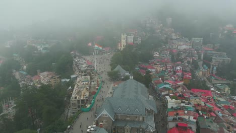 Shimla-Hill-Station-Luftaufnahme-Mall-Straße