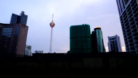 quick-wide-timelapse-of-KL-Tower-in-Kuala-Lumpur-Malaysia-from-Day-to-night