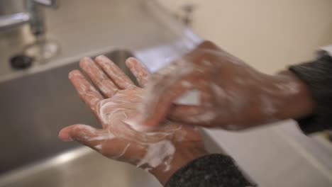 Proper-hand-washing-technique,-step-7:-Rotational-rubbing-back-and-forwards-with-clasped-fingers-of-hand-in-palm