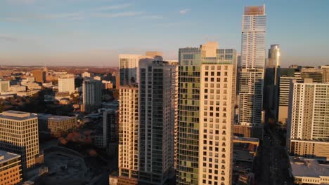 Toma-Aérea-De-Drones-Del-Centro-De-Austin,-Texas