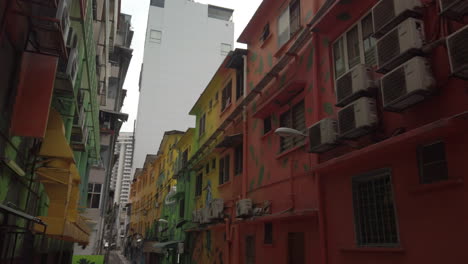 A-panning-gimbal-walkthrough-shot-of-Jalan-Alor-Art-Street-point-of-view