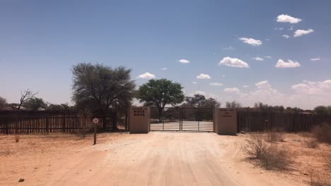 Arriving-at-Mata-Mata-Rest-Camp-on-the-South-Africa---Namibia-border