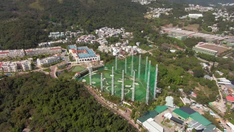 Verwaltungseinrichtung-Der-Golf--Und-Tennisakademie-Hongkongs,-Luftaufnahme