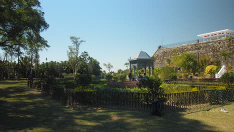 Victoria-Peak-Gardens,-Insel-Hongkong,-China