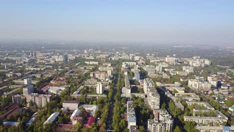 Asia-Central-Kazajstán-Almaty-Montaña-Y-Centro-De-La-Ciudad