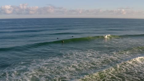 Drone-shot-of-a-surfer-taking-a-wave-:-2