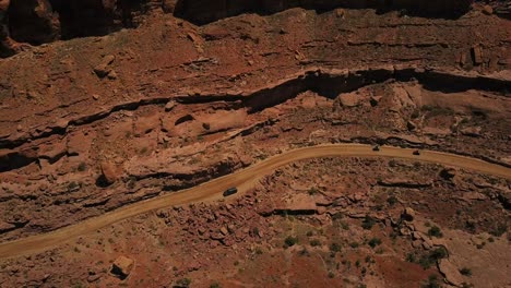 Cinematic-shots-of-scenic-natural-desert-formation-areas-in-and-around-Moab