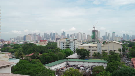 Still-shot-of-Philippines-city-during-the-morning