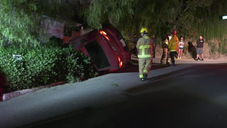 Accidente-De-Coche-En-El-Patio---Alta-Velocidad