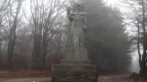 Radegast-Sculpture-in-Mountains-in-the-Czech-Republic