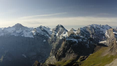 Slow-panning-along-swiss-alps-from-left-to-right