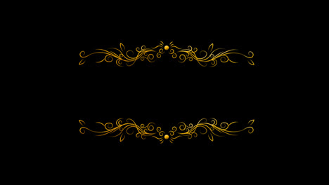 Wedding-decoration-flower-titles-copy-space-for-text-leaf-wreath-floral-Frame-animation-With-alpha-channel.