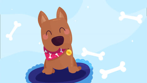 An-animation-of-a-National-dog-day-illustration