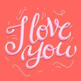 An-animation-of-a-Valentines-day-romantic-lettering-concept