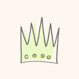 An-animation-of-a-Sketchy-crowns-collection