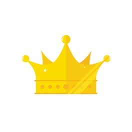 An-animation-of-a-Various-gold-crowns-in-flat-design