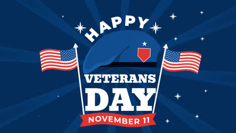 An-animation-of-a-Veterans-day-in-flat-design