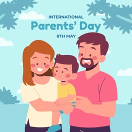 An-animation-of-a-Flat-illustration-for-korean-parents-day-celebration