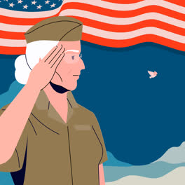 Eine-Animation-Einer-Flachen-Instagram-Postsammlung-Zum-Veteranentag