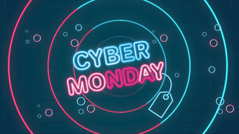 An-animation-of-a-Modern-cyber-monday-composition-with-neon-style