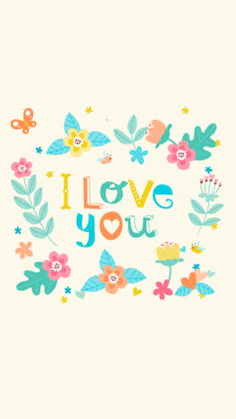 An-animation-of-a-I-love-you-floral-card