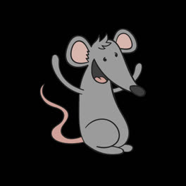 An-animation-of-a-Cartoon-mice-collection