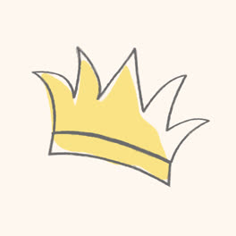 An-animation-of-a-Sketchy-crowns-collection