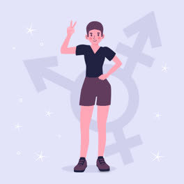 An-animation-of-a-Gender-identity-acceptance-concept