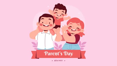 An-animation-of-a-Flat-illustration-for-korean-parents-day-celebration