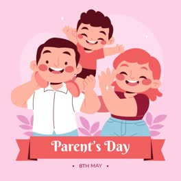 An-animation-of-a-Flat-illustration-for-korean-parents-day-celebration