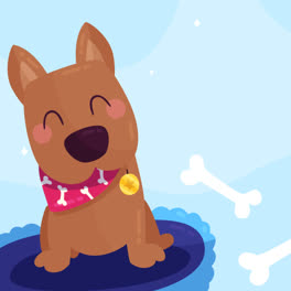 An-animation-of-a-National-dog-day-illustration