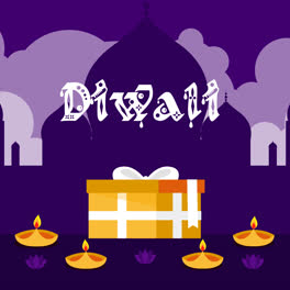 Eine-Animation-Einer-Farbenfrohen-Diwali-Verkaufskomposition-Mit-Flachem-Design