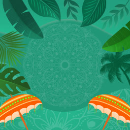 Eine-Animation-Einer-Flachen-Indischen-Onam-Illustration