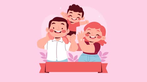 An-animation-of-a-Flat-illustration-for-korean-parents-day-celebration