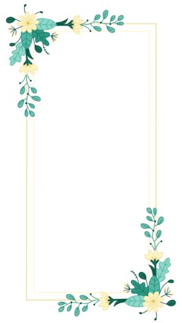 An-animation-of-a-Hand-drawn-squared-flower-frame-background