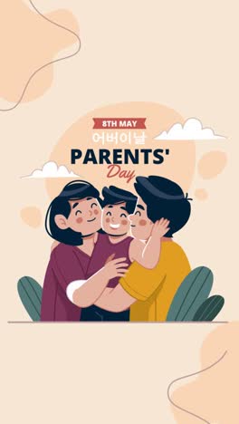 An-animation-of-a-Flat-illustration-for-korean-parents-day-celebration