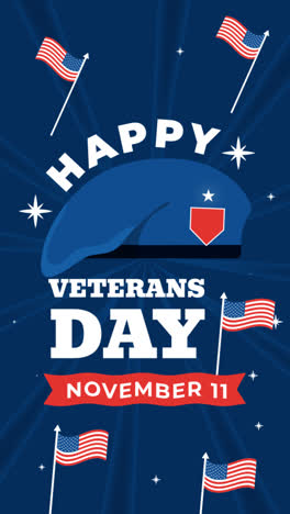 An-animation-of-a-Veterans-day-in-flat-design