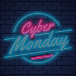 An-animation-of-a-Cyber-monday-neon-sale-background