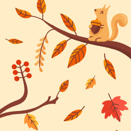 An-animation-of-a-Vintage-autumn-background-vintage-style