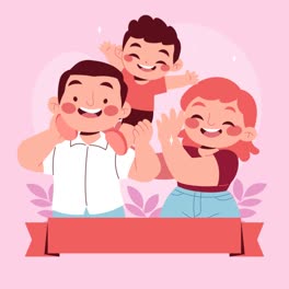 An-animation-of-a-Flat-illustration-for-korean-parents-day-celebration