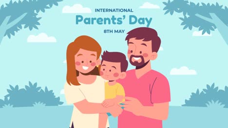 An-animation-of-a-Flat-illustration-for-korean-parents-day-celebration