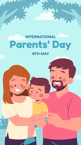 An-animation-of-a-Flat-illustration-for-korean-parents-day-celebration