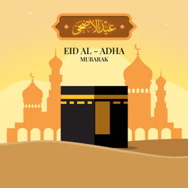 An-animation-of-a-Flat-eid-al-adha-illustration