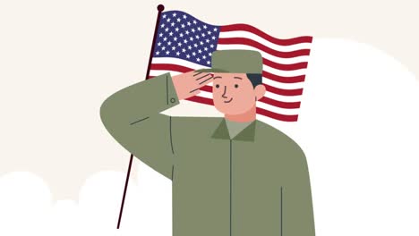 An-animation-of-a-Flat-illustration-for-usa-memorial-day-celebration